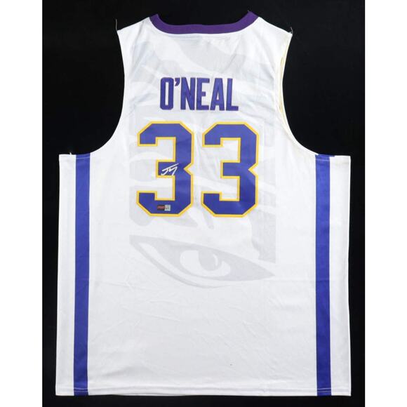 Shaquille O'Neal Signed LSU Tigers Jersey (PIA)LSU Tigers XL - Picture 3 of 3